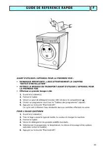 Mode d’emploi Whirlpool AWM 564/A Lave-linge
