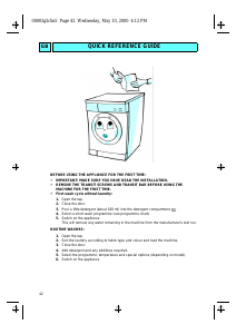 Manual Whirlpool AWM 742 Washing Machine