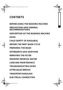 Manual Whirlpool AWO 3561 Washing Machine