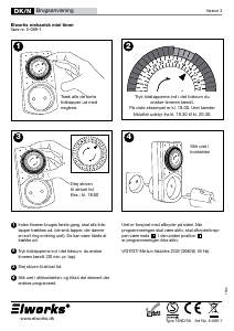 Bruksanvisning Elworks 5-069-1 Tidsbryter