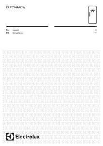 Mode d’emploi Electrolux EUF2244AOW Congélateur