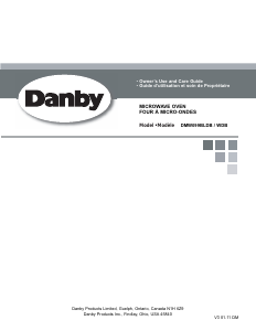 Manual Danby DMW099WDB Microwave