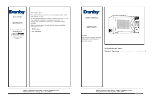 Manual Danby DMW608BL Microwave