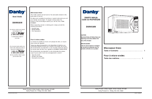Manual Danby DMW608W Microwave