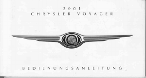 Bedienungsanleitung Chrysler Voyager (2001)