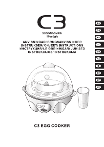 Bruksanvisning C3 30-10715 Äggkokare