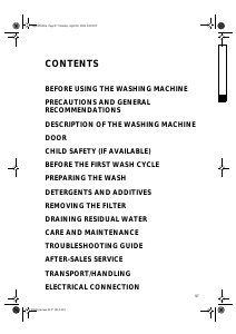Manual Whirlpool AWO 9361 Washing Machine