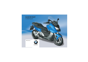 Mode d’emploi BMW C 600 Sport (2012) Moto