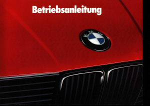 Bedienungsanleitung BMW 316i (1991)