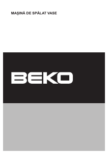 Manual BEKO DFN 6833 Maşină de spălat vase