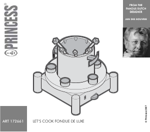 Manuale Princess 172661 Lets Cook Deluxe Fonduta