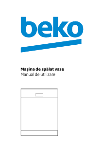 Manual BEKO DIN 15212 Maşină de spălat vase