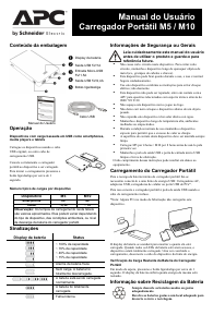 Manual APC M5 Carregador portátil