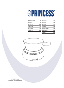 Manual de uso Princess 173000 Cheese and Chocolate Fondue