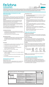 Manual Actavis AAAF9028 Ferlidona Teste de gravidez