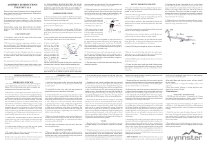 Handleiding Wynnster Falcon 4 Tent