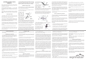 Handleiding Wynnster Shrike 4 Tent