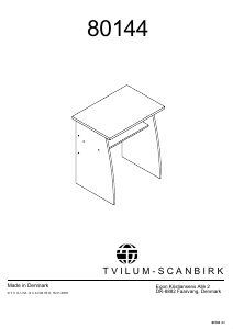 Manuale Tvilum 80144 Scrivania