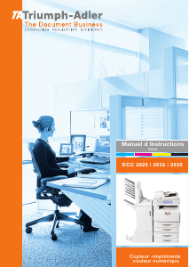 Mode d’emploi Triumph-Adler DCC 2632 Imprimante multifonction