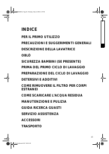 Manuale Whirlpool AWO/D 43430 Lavatrice