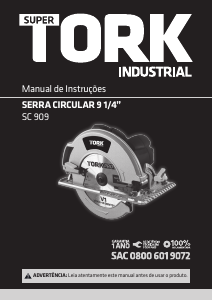 Manual TORK SC 909 Serra circular