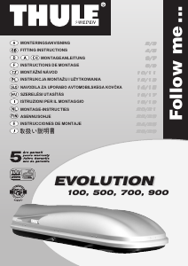Handleiding Thule Evolution 100 Dakkoffer
