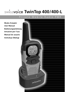 Manual Swissvoice TwinTop 400 Walkie-talkie