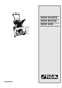 Bruksanvisning Stiga Snow Master Snöslunga