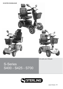 Manual Sterling S400 Scooter de mobilidade