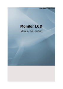 Manual Samsung T200M SyncMaster Monitor LCD