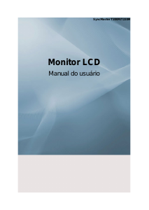 Manual Samsung T220M SyncMaster Monitor LCD