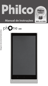 Manual Philco Phone 500 Telefone celular