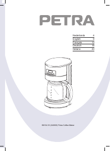 Handleiding Petra KM 54.35 Koffiezetapparaat