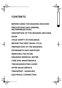 Handleiding Whirlpool Aquafeel 1400 Wasmachine
