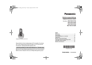 Bedienungsanleitung Panasonic KX-TG1312G Schnurlose telefon