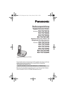 Bedienungsanleitung Panasonic KX-TG7302G Schnurlose telefon