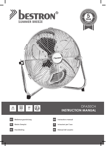 Mode d’emploi Bestron DFA30CH Ventilateur