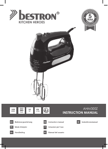 Manual Bestron AHM300Z Hand Mixer