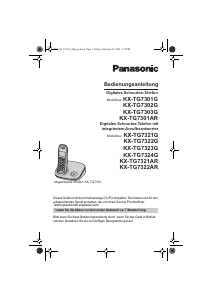 Bedienungsanleitung Panasonic KX-TG7321AR Schnurlose telefon