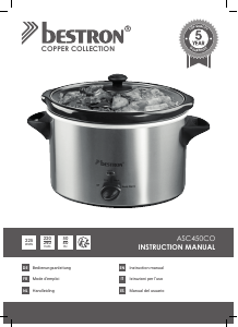 Manuale Bestron ASC450CO Slow cooker