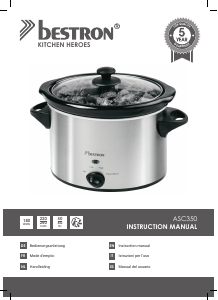 Manuale Bestron ASC350 Slow cooker