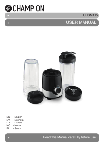 Manual Champion CHSM115 Blender