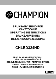 Bruksanvisning Champion CHLED324HD LED-TV