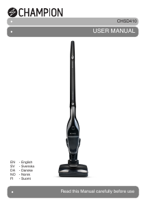 Manual Champion CHSD410 Vacuum Cleaner