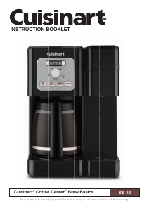 Manual de uso Cuisinart SS-12 Máquina de café