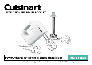 Handleiding Cuisinart HM-8GRP1 Handmixer