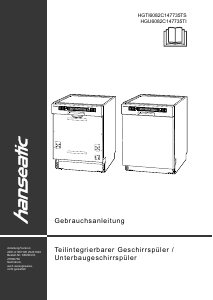 Manual Hanseatic HGTI6082C147735TS Dishwasher