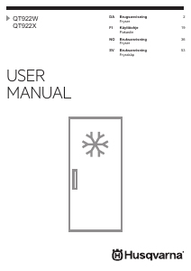 Käyttöohje Husqvarna QT922X Pakastin