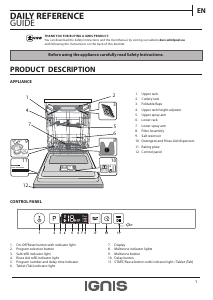Manual Ignis AIC 3C26 A F Dishwasher