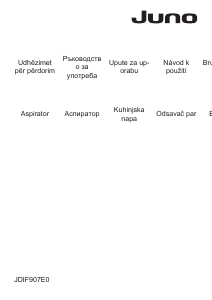 Руководство Juno JDIF907E0 Кухонная вытяжка